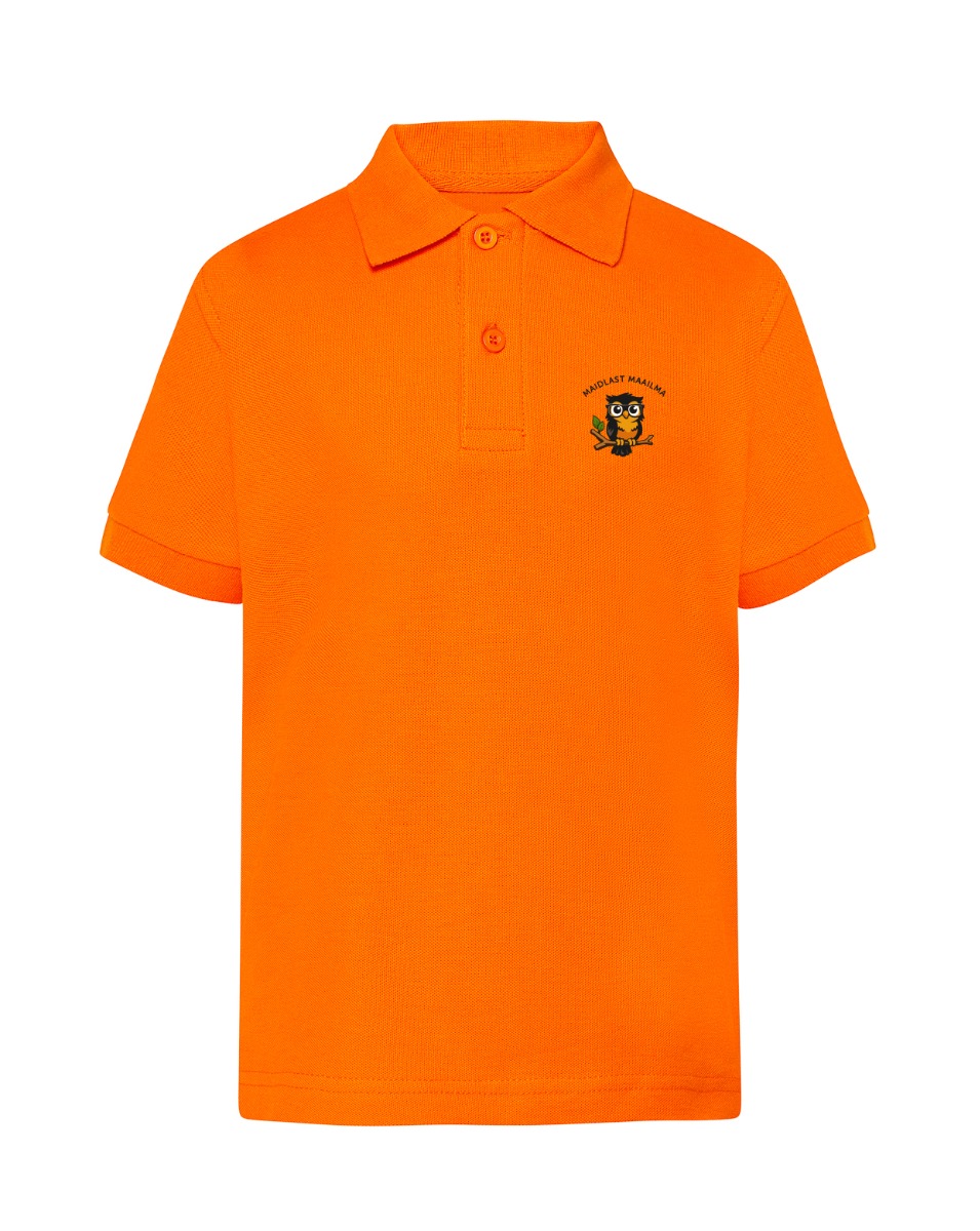 Laste polosärk, oranž